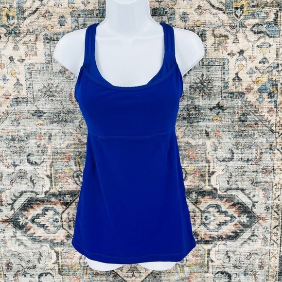 Lululemon Cross My Heart Tank Size 6 (See Listing) Racer Back - Picture 1 of 10